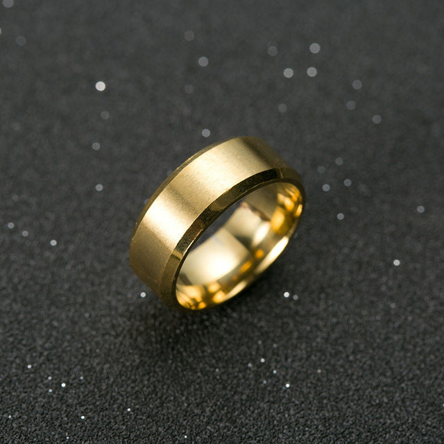 Gold Ring Men Engagement Ring
