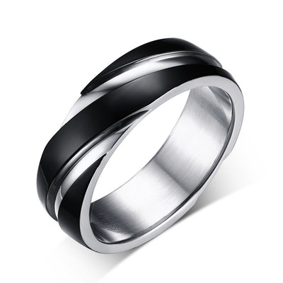Men Titanium Engagement Ring
