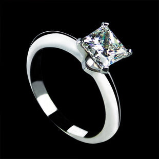 Synthetic Stone Women Engagement Ring